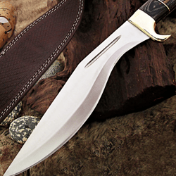 ultimate hunters survival gurkha kukri hunting knife collectible stainless steel curved blade