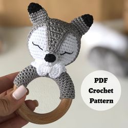 arni the wolf amigurumi rattle pattern - pdf