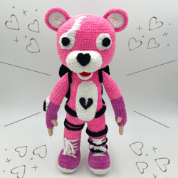 crochet pattern bear cuddle team leader. digital download - pdf. diy amigurumi toy tutorial. pattern in english