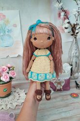 pattern amigurumi rochet doll toy pdf in english