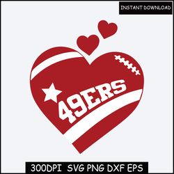 49'ers svg digital download, svg cut file, svg for cricut or silhouette, school spirit svg, team mascot