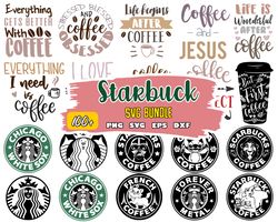 starbucks svg, starbucks bundle svg, starbucks logo svg, instant download