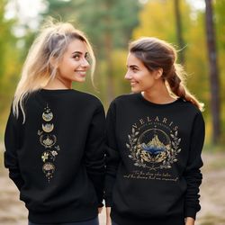 acotar velaris 2 sided sweatshirt, velaris city of starlight sweathirt, acotar, the night court shirt, velaris sweatshir