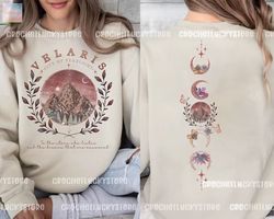 acotar velaris 2 sided sweatshirt, velaris city of starlight sweathirt, the night court shirt, velaris sweatshirt,