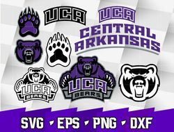 central arkansas bears svg bundle , ncaa svg, ncaa bundle svg eps dxf png,digital download ,instant download