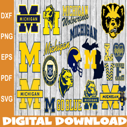 bundle 16 files michigan wolverines football team svg, michigan wolverines svg, n c a a teams svg, n c a a svg, png