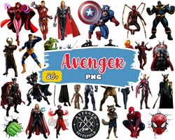 avengers clipart png, super heroes avengers png, avengers png, marvel avengers, spiderman, hulk, instant download