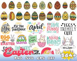 easter svg mega bundle, easter svg, spring svg, bunny svg, rabbit svg, easter egg svg, happy easter svg, kids easter svg