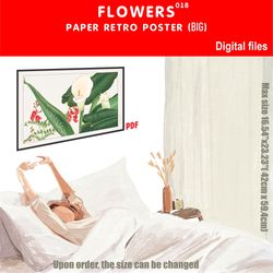 018 retro poster (big) flowers