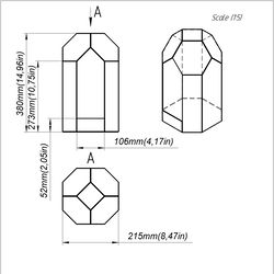 project 189. stained glass printable pattern. brillant3d