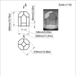 project 189.2. stained glass printable pattern. brillant3d