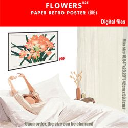 025 retro poster (big) flowers