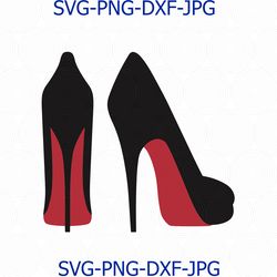 high heels svg, high heels png, beauty glamour svg, womens shoes, girley commercial ca3177, cut file, stiletto clipart