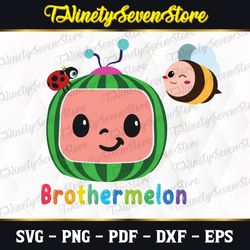 cutie melon svg, brothermelon svg, cutie melon svg, cutie melon font, cocomelon svg, coco melon clipart, cricut