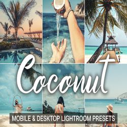 15 mobile & desktop presets coconut