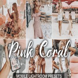 10 mobile presets pink coral