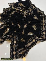 women velvet shawl