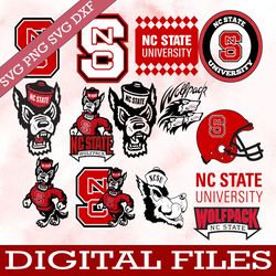 bundle 14 files north carolina state university athletic football team svg, north carolina state university athletic svg