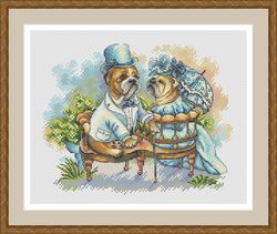 The French Bulldogs Cross Stitch Pattern Dog Cross Stitch Pattern Couple Cross Stitch Pattern Love Cross Stitch Pattern