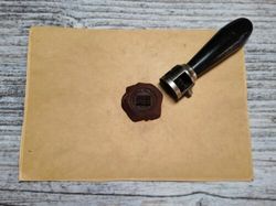 vintage postal stamp mogilevka 1990s wax seal imprint russia seal sealing wax