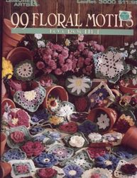 pdf copy vintage book 99 floral motifs crochet