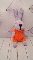 crochet pattern bunny rabbit pdf tutorial - amigurumi bunny plush pattern - crochet rabbit digital pattern chirkatoys