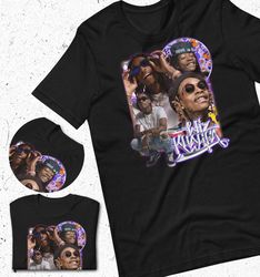 wiz khalifa bootleg t-shirt | 90s retro rap tee | back t-shirt | hip hop | bootleg rap tee | vintage 90s rap tee