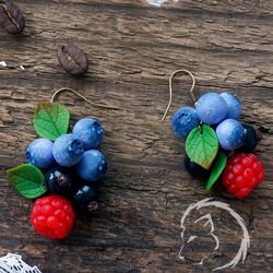 berry earrings