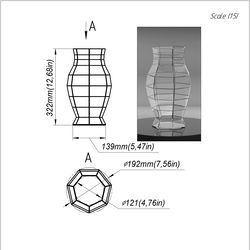 project 205. stained glass printable pattern. brillant3d