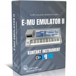 e-mu emulator ii kontakt library - virtual instrument nki software