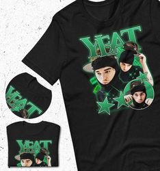 yeat bootleg t-shirt | 90s retro rap tee | back t-shirt | hip hop | bootleg rap tee | vintage 90s rap tee