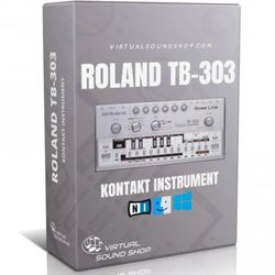 roland tb-303 kontakt library virtual instrument nki software