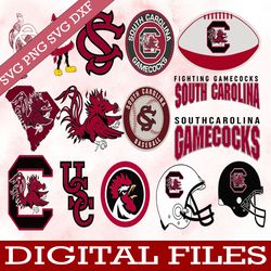 bundle 30 files south carolina gamecocks football team svg, south carolina gamecocks svg, n c a a teams svg, n c a a svg