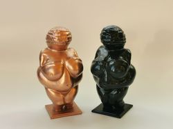 paleolithic venus from willendorf on a stand