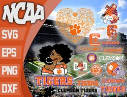 clemson tigers svg bundle , ncaa svg, ncaa bundle svg eps dxf png,digital download ,instant download