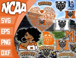 mercer bears svg bundle , ncaa svg, ncaa bundle svg eps dxf png,digital download ,instant download