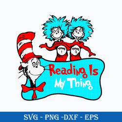 red is my things svg, dr. seuss svg, thing 1 thing 2 svg, png dxf eps file