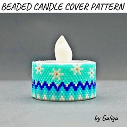 mint turquoise snowflakes tea light holder pattern christmas home decor do it yourself holiday candle cover for led