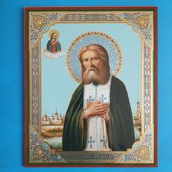 saint seraphim of sarov icon | orthodox gift | free shipping from the orthodox store