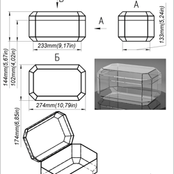 project 226. stained glass printable pattern. brillant3d