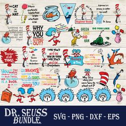 dr. seuss svg bundle, dr seuss hat svg, dr. seuss quotes svg, dr. seuss svg file for cricut