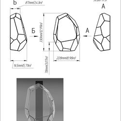 project 249. stained glass printable pattern. brillant3d