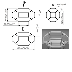 project 270. stained glass printable pattern. brillant3d