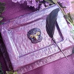 handmade collectible jewelry box "yennefer" from witcher