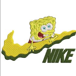 nike spongebob squarepants embroidery designs file, nike machine embroidery designs, embroidery pes dst jef files