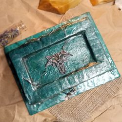 handmade collectible jewelry box "ciri" from witcher