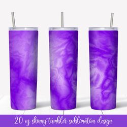 purple marble fluid skinny tumbler sublimation design