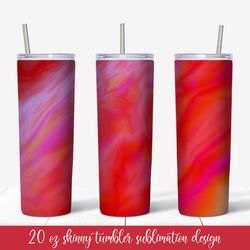 red tumbler sublimation wrap. marble texture tumbler design