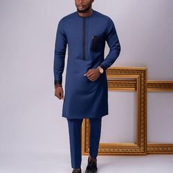 african men clothing, 2pics men sets, cotton fabric, different sizes and colors, men wesrs, all occassion, wedding suit