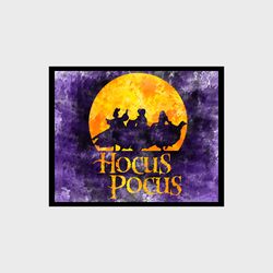 hocus pocus disney art print digital files decor nursery room watercolor